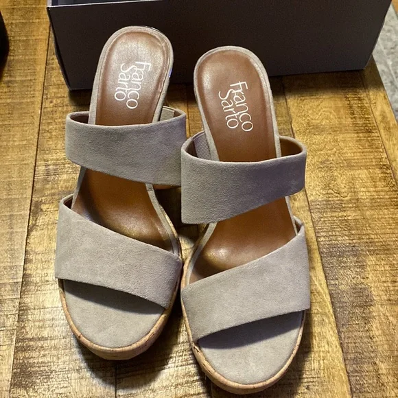 Franco sarto Foote wedge sandal sz 9 - Picture 3 of 4